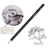 16Pcs Professional Drawing Sketching Pencil Set - Sunsail Art Drawing Graphite Pencils 14B, 12B, 10B, 8B,7B, 6B,5B, 4B, 3B, 2B, B, HB, F, H, 2H, 4H, Sketching, Shading for Beginners & Pro Artists
