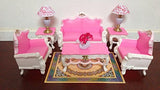 My Fancy Life Dollhouse Furniture - Deluxe Living Room Playset