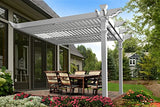 Elysium 12' x 12 'Attached Louvered Pergola