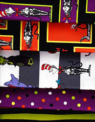 5 Yards Spooktacular Dr. Seuss 100% Cotton Quilt Halloween Fabric Robert Kaufman