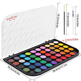 Watercolor Paint Set with 48 Colors Watercolor Paint, a Brush and a Refillable Water Brush Pen,Removable Washable Watercolor Palette for Kids,Adults,Artists,Beginners