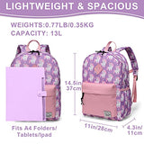 Backpack for Little Girls,VASCHY Preschool Backpacks for kindergarten with Chest Strap Pink Unicorn