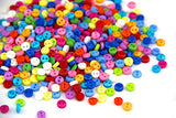 RayLineDo One Pack of 150 x Mixed Colours 2 Hole Round 6mm Sew Craft Plastic DIY Buttons