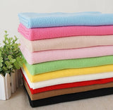 RayLineDo 10PCS 5050cm Solid Color Knitted Polar Fleece Fabric Anti Pill Fabric Patchwork Polyester