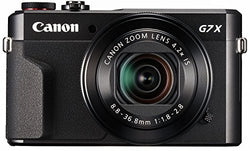 Canon PowerShot G7 X Mark II Digital Camera w/1 Inch Sensor and tilt LCD Screen - Wi-Fi & NFC