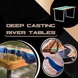 Epoxy Resin for River Table - 3 Gallon kit - UV Resistant Crystal Clear Epoxy Resin Kit - 2:1 Ratio for Deep Pour, Deep Casting Resin, Live Edge River Table (2 Gallon + 1 Gallon)