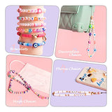 Bracelet Making Kit - 6800 PCS Beads Bracelet Kit Arts and Crafts for Kids - Jewelry Making Kit Crafts for Girls Adults - Bracelet Making Toys Gifts for Girls Teen Girls (48 Grids)