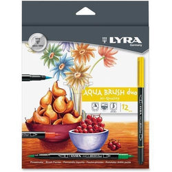 DIX6521120 - LYRA Dual Tip Marker, Assorted, 12 per Pack