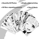 YINGENIVA 50PCS Anime Panel Aesthetic Pictures Wall Collage Kit, Anime Style Photo Collection Collage Dorm Decor for Teens and Young Adults, Wall Prints Kit, Small Posters for Room Bedroom Aesthetic