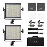 GVM RGB Video Lighting, Bi-Color Led Video Light Kit with APP Control, 2 Packs 850D Photography Lighting Kit CRI 97+ for Web Conference, YouTube, Gaming, Zoom, Aluminum Alloy Shell