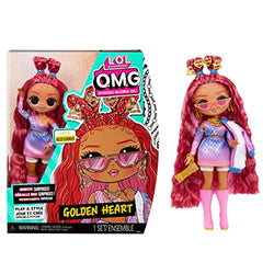 L.O.L. Surprise! O.M.G. Golden Heart Fashion Doll with Multiple Surprises and Fabulous Accessories – Great Gift for Kids Ages 4+
