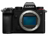Panasonic LUMIX S5 4K Mirrorless Full-Frame L-Mount Camera (Body Only) with S-R2060 LUMIX S 20-60mm Lens and Extra Panasonic DMW-BLK22 Battery Bundle (3 Items)