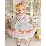 40cm/15.7inch Full Set BJD Doll Suitable for 1/4 SD Dolls Make-up Kids Friend Birthday Gift Photography Auxiliary Tool Baby Model,A