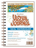 Strathmore Visual Journal Spiral Bound 5.5"X8"-140# Watercolor