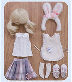 BJD Doll 1/6 College Style SD Doll 27.8cm Ball Jointed Dolls + Cute Clothes Set + Shoes + Wig + Makeup + Accessories, Best Birthday Gift