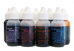 Alumilite Colorants Complete Set Of Nine (9) Liquid Pigment Dye