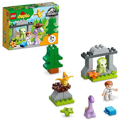 LEGO DUPLO Jurassic World Dinosaur Nursery 10938 Building Toy Set with 3 Animals for Ages 2+ (27 Pieces)