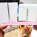 Meetory Resin Casting Molds for Notebook Cover A5 A6 A7, 4 pcs Silicone Bookmarks Mold, 12 pcs Colorful Silky Craft Tassels with 14 pcs Book Rings for DIY Resin Notebook Cover and Bookmarks