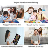 5D Diamond Painting Kits for Adults - eniref Paint with Diamonds Full Round Drill 5D Diamond Dots Craft Diamond Art Kits - for Home Wall Decor and Adults Kids DIY Gift(Waterfall Mountain12 X 16 inch)
