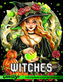 Witches Coloring Book: Adults Coloring Book Features Witch Life, Witchcraft, Magical Potions And More