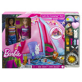 Barbie It Takes Two Camping Playset with Tent, 2 Dolls & 20 Pieces Including Animals, Telescope & Accessories, Toy for 3 Year Olds & Up