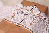 9CM Width Europe Crown pattern Inelastic Embroidery Lace Trim,Curtain Tablecloth Slipcover Bridal