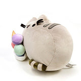 GUND Pusheen Snackables Sundae Cat Plush Stuffed Animal, Gray, 12"