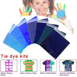 Tie Dye Kit Kids 7 Colors Shirt Fabric Tie Dye Non-Toxic Odorless Mixable Bright Color Tie Dye Kit for Family Friends Children Fun Party Supplies
