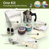 Candle Making Kits for Starter, Scented Candles DIY Supplies, Arts and Crafts for Adults and Kids, Including Fragrance Oils, Beeswax, Cotton Wicks, Metal Pot, Candle Dyes, Candle Jars and More