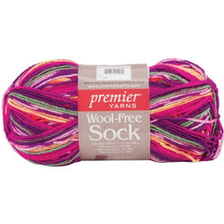 Premier Yarn Wool-Free Sock Yarn, Vegas Lights, 3 Pack