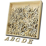 9 Packs of (A-Z), 234 Pcs Wooden Alphabet Letters Shapes with Storage Box, Scramble Wood Numbers