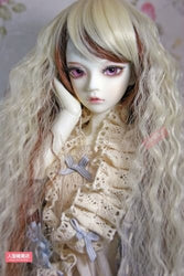 BJD Doll Hair Wig 9-10 inch 22-24cm 1/3 SD DZ DOD LUTS Gold Brown F093