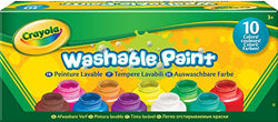 Crayola Washable Kids Paint set of 10 Bottles (2 fl oz/59mL)