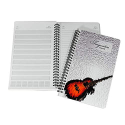 Guitar Songwriting Notebook, Staff and Lyric Paper, Chord and Scale Charts Wire Bound