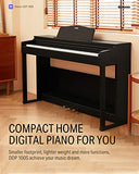 Donner Digital Piano 88 Key Weighted, DDP-100S Graded Hammer-Action Piano Keyboard for Beginner Professional, Home Upright Piano Bundle with Piano Single Bench, 200 Sounds, 200 Rhythms, 100 Demo