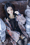 Limited Edition/Custom-Made/Pink Silk or Printing Coat for 1/3 BJD SD BJD Doll/Two-Piece Set for 1/3 BJD SD Doll