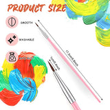 60 Pcs Paint Brushes Pointed Round Painting Brush Detail Acrylic Painting Small Paint Brush Mini Paint Brushes Art Paintbrush Sets for Acrylic Painting Oil Watercolor Craft #Size 00