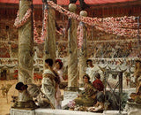 kunst für alle Canvas Print: Sir Lawrence Alma-Tadema Caracalla and Geta Fine Art Print, Canvas on Stretcher, Ready to Hang Wall Picture, 23.6x19.7 inch / 60x50 cm