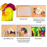 Tie Dye Kit,Ubefond 36 Colors Fast Party Fabric Dye Art Set for Kids Adults with 247 Pieces Tie-Dye Tool, School Family Activity Groups Festivals Supplies DIY Handmade Project