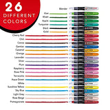 Marabu Art Crayons for Mixed Media - 36 Smooth and Easy Blending Water Soluble Crayons - Highly Pigmented Watercolor Crayons for Adults Artists - Complete Collection Set - Mixed Media Art Supplies