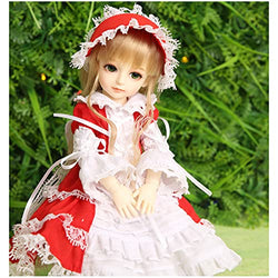 SFLCYGGL Court Style 1/6 BJD SD Dolls Clothes Cute Lace Skirt Party Outfit, Best Toys Gift for Girls