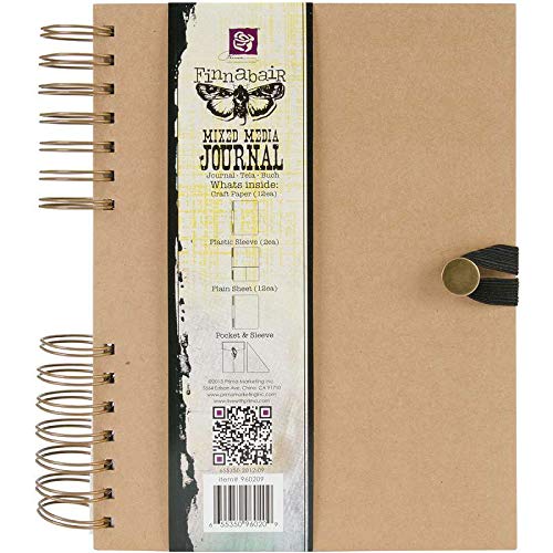 Prima Marketing Sunrise Sunset Spiral Bound Mixed Media Art Journal 7.5 by 9.5-Inch