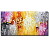 V-inspire Art,24x48 Inch Modern Abstract Hand Painted Oil Paintings Acrylic Painted Canvas Wall Art Decor for Living Room Bedroom Dining Room Artwork for Home Walls