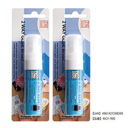 Kuretake Memory System Two Way Glue Pen, Carded, Jumbo Tip (Double Pack)