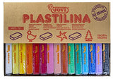 Jovi Plastilina Reusable and Non-Drying Modeling Clay; 350g Bars, 11.5lbs Total; Set of 15, Perfect for Arts and Crafts Projects