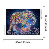 5D DIY Special Shaped Diamond Painting Kit, 18.5X 14.5 Inch Crystal Rhinestone Diamond Embroidery Paintings Pictures Arts Craft for Home Wall Decor