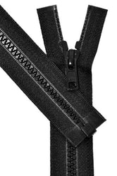 ZipperStop Wholesale Authorized Distributor YKK Vislon Zipper, YKK #5 Molded Plastic Separating