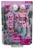 Barbie Winter Sports Snowboarder Blonde Doll (12 inches) with Jacket, Pants, Scarf, Helmet, Snowboard & Trophy, Great Gift for Ages 3 and Up