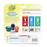 Crayola My First Palm-Grip Crayons; Art Tools; 6 count; Designed for Toddlers