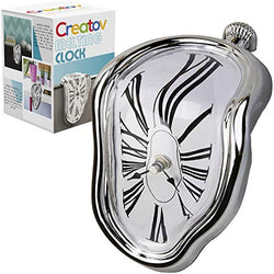 Decorative Dali Watch Melting Clock - Surrealistic Table Shelf Desk Fashion Clock Salvador Dali
